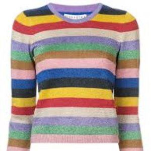 Colorful Striped Women's Top